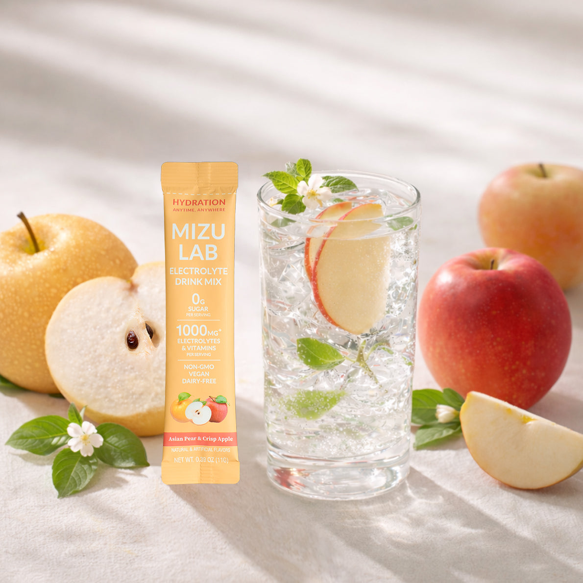 シューズ MIZUOALPHAllELITE Asian Pear & Crisp Apple Electrolytes - Zero Sugar