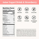 Yogurt Drink & Strawberry Electrolytes | Zero Sugar - Mizu Lab