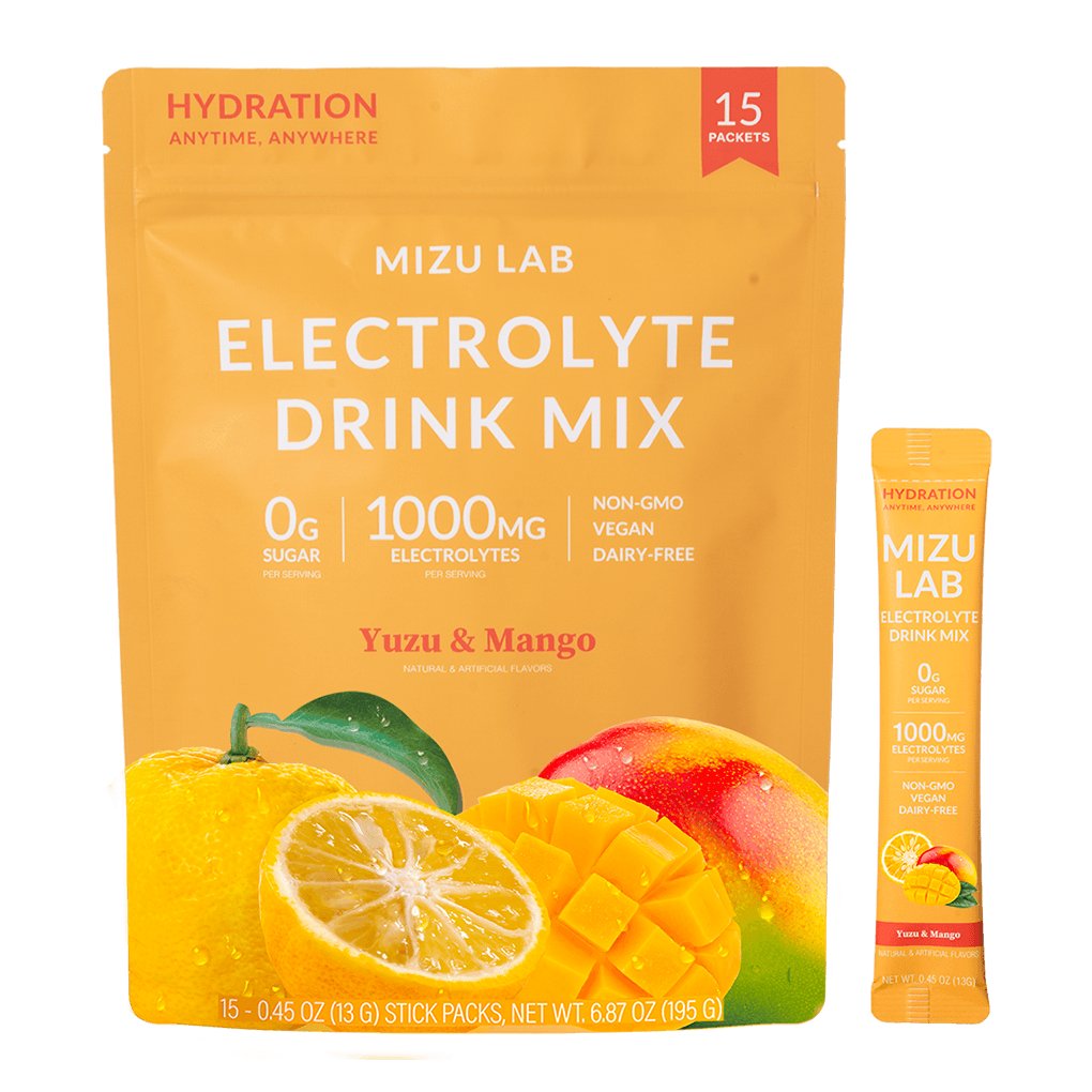 Yuzu & Mango Electrolytes | Zero Sugar - Mizu Lab